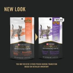 Picture of Purina Pro Plan OM (Weight Management) Dental Bites Veterinary Cat Treats- 51gm