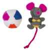 Picture of TOY CAT MAD CAT Beach Babe Mouse and Ball - 2/pk