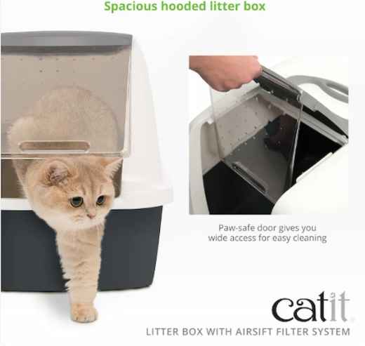 Picture of CAT LITTER BOX AIRSIFT CATIT Grey/White - Jumbo