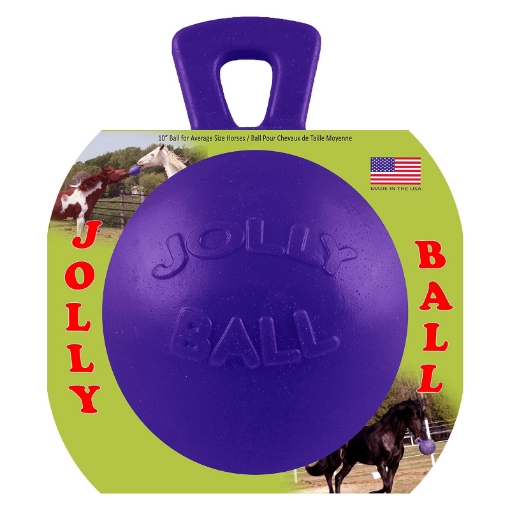 Picture of JOLLY BALL EQUINE TUG-N-TOSS BALL Purple - 10in