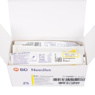 Picture of SPINAL NEEDLE QUINCKE 20g x 1 1/2in - 25s