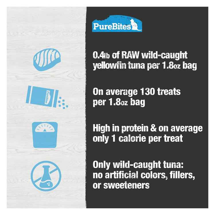 Picture of TREAT PUREBITES FELINE Tuna - 1.8oz /52g