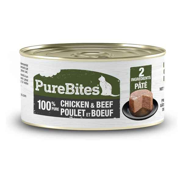 Picture of PUREBITES FELINE PATE Chicken & Beef - 16 x 2.5oz/71g