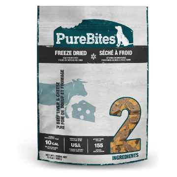 Picture of TREAT PUREBITES CANINE Beef Liver & Cheese -  8.8oz / 250g