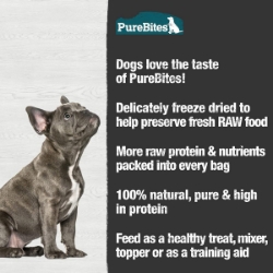 Picture of TREAT PUREBITES CANINE Beef Liver & Cheese - 8.8oz/250g