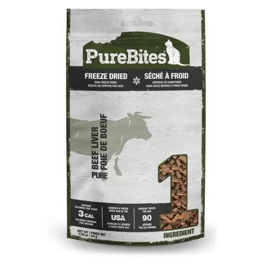 Picture of TREAT PUREBITES FELINE Beef Liver - 1.55oz / 44g