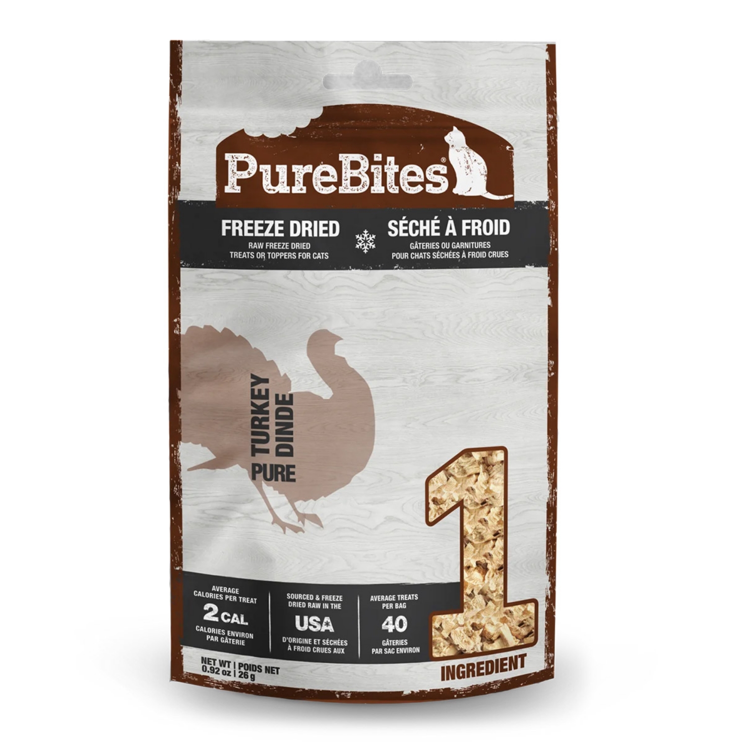Picture of TREAT PUREBITES FELINE Turkey - 0.92oz/26g