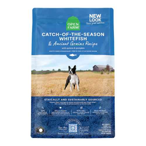 Picture of CANINE OPEN FARM Catch of the Season Whitefish and Ancient Grains - 22lbs