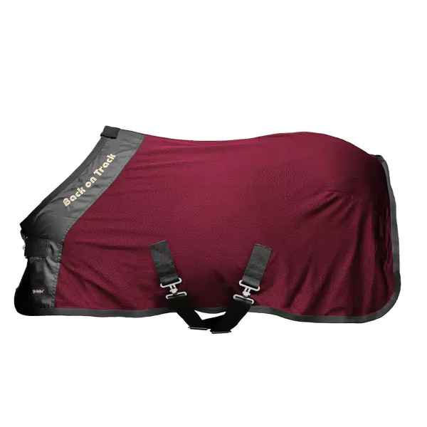 Picture of BACK ON TRACK EQUINE DELUXE MESH RUG WINE PONY 45in