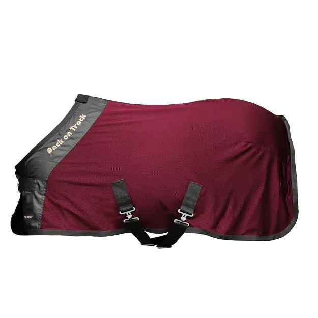 Picture of BACK ON TRACK EQUINE DELUXE MESH RUG WINE PONY 45in
