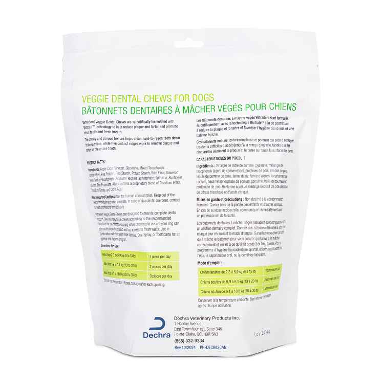 Picture of VETRADENT VEGGIE CHEWS SMALL BREED - 30s