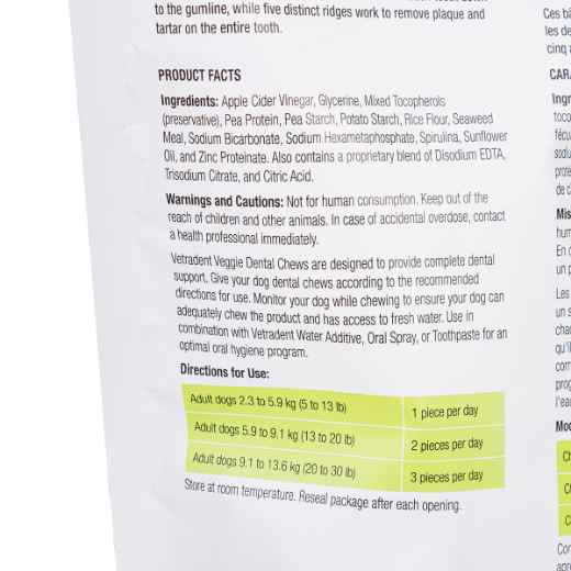 Picture of VETRADENT VEGGIE CHEWS SMALL BREED - 30s