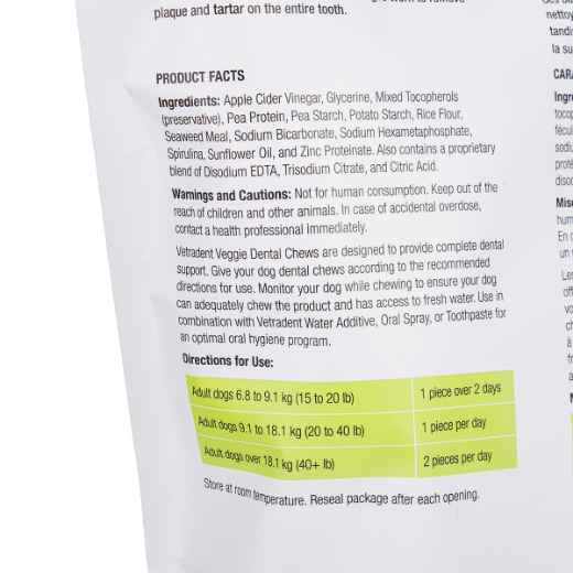 Picture of VETRADENT VEGGIE CHEWS MEDIUM BREED - 30s