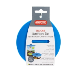 Picture of Pet Food Suction Lid Cover Dexas Blue - 4in