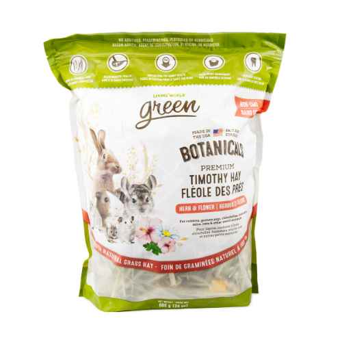 Picture of LIVING WORLD GREEN BOTANICALS PREM TIMOTHY HAY Herb & Flower Mix - 680g/24oz
