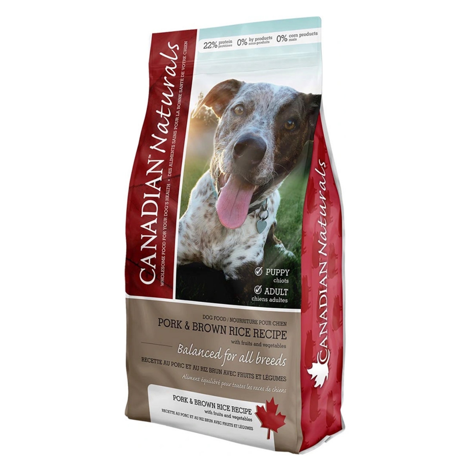 Picture of Canine Canadian Naturals Pork & Brown Rice - 13.63kg/30lb