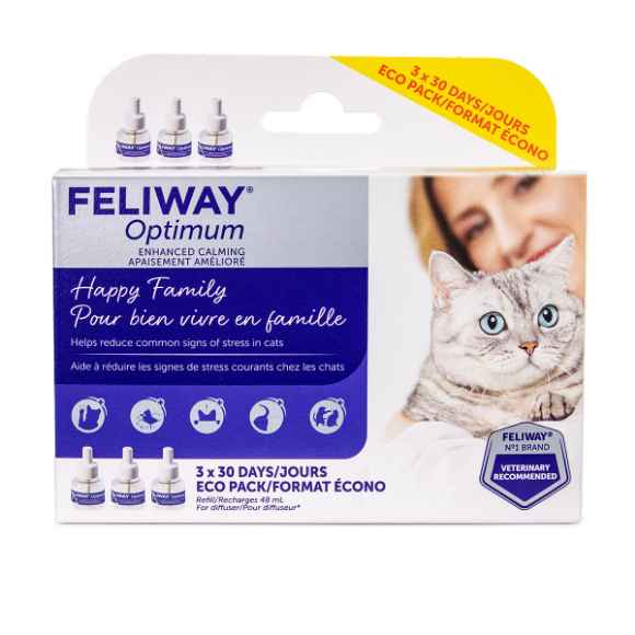 Picture of FELIWAY OPTIMUM 30 Day DIFFUSER REFILL - 3 x 48ml