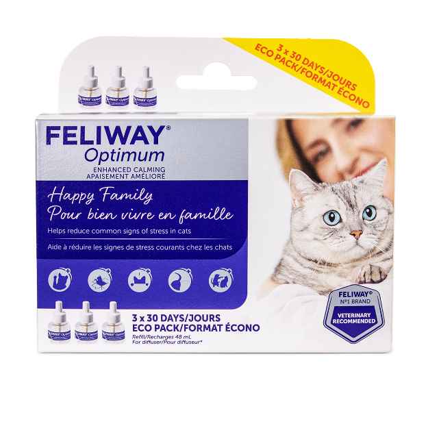 Picture of FELIWAY OPTIMUM 30 Day DIFFUSER REFILL - 3 x 48ml