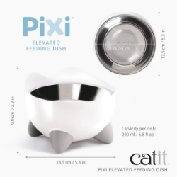 Picture of Catit Pixi Elevated Feeding Dish - 200ml