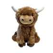 Picture of TOY DOG Highland Cow Plushie Brown - Large