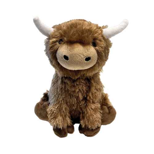 Picture of TOY DOG Highland Cow Plushie Brown - Large