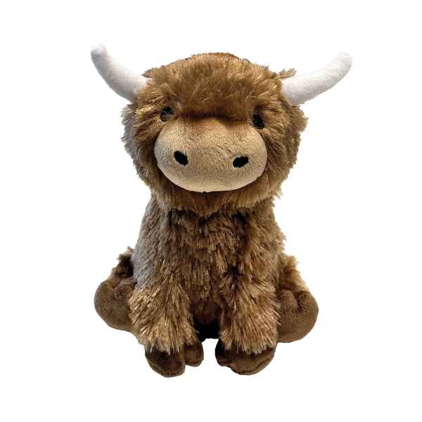 Picture of TOY DOG Highland Cow Plushie Brown - Large