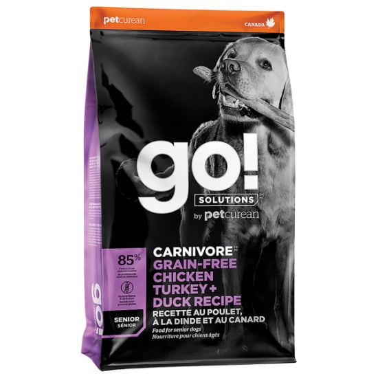 Picture of CANINE GO! CARNIVORE GF SENIOR Chicken/Turkey/Duck - 12lb