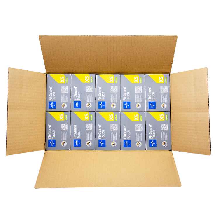 Picture of GLOVES EXAM FITGUARD NITRILE PF XSMALL - 300s x 10/case