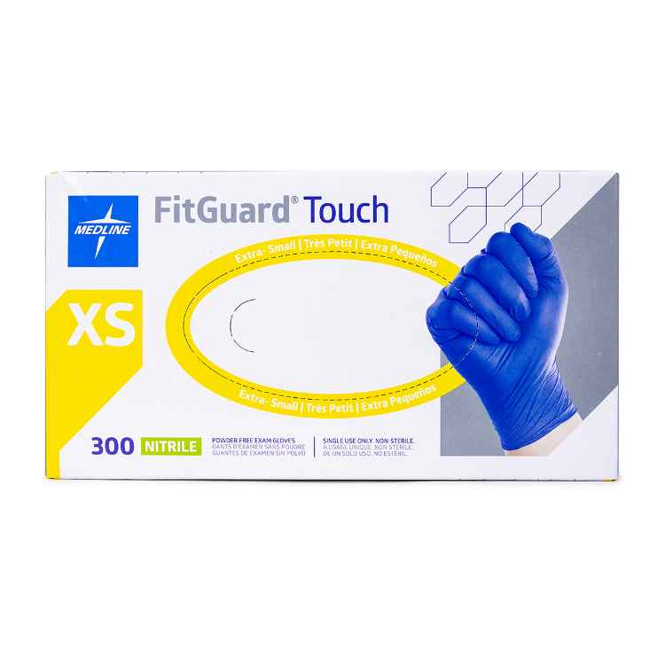 Picture of GLOVES EXAM FITGUARD NITRILE PF XSMALL - 300s x 10/case