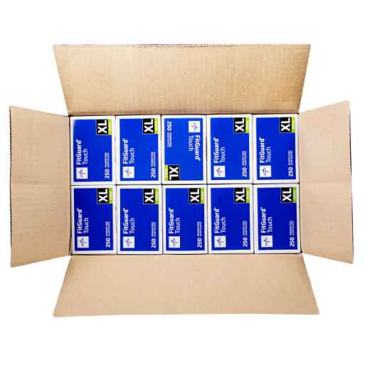 Picture of GLOVES EXAM FITGUARD NITRILE PF XLARGE - 250s x 10/case