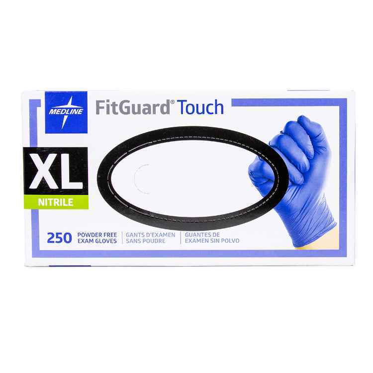 Picture of GLOVES EXAM FITGUARD NITRILE PF XLARGE - 250s x 10/case