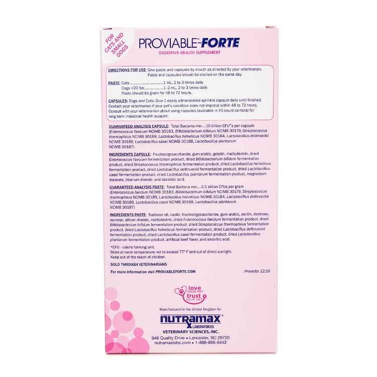 Picture of PROVIABLE FORTE KIT for CATS & SMALL DOGS 15ml + 15 CAPS 