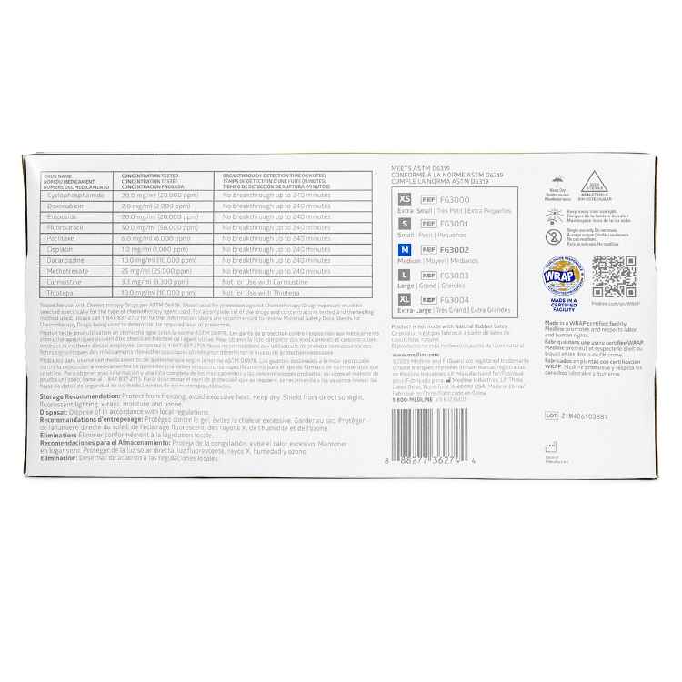 Picture of GLOVES EXAM FITGUARD NITRILE PF MEDIUM 300s x 10/case