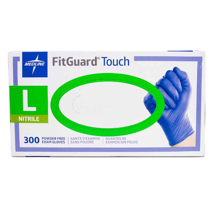 Picture of GLOVES EXAM FITGUARD NITRILE PF LARGE 300s x 10/case