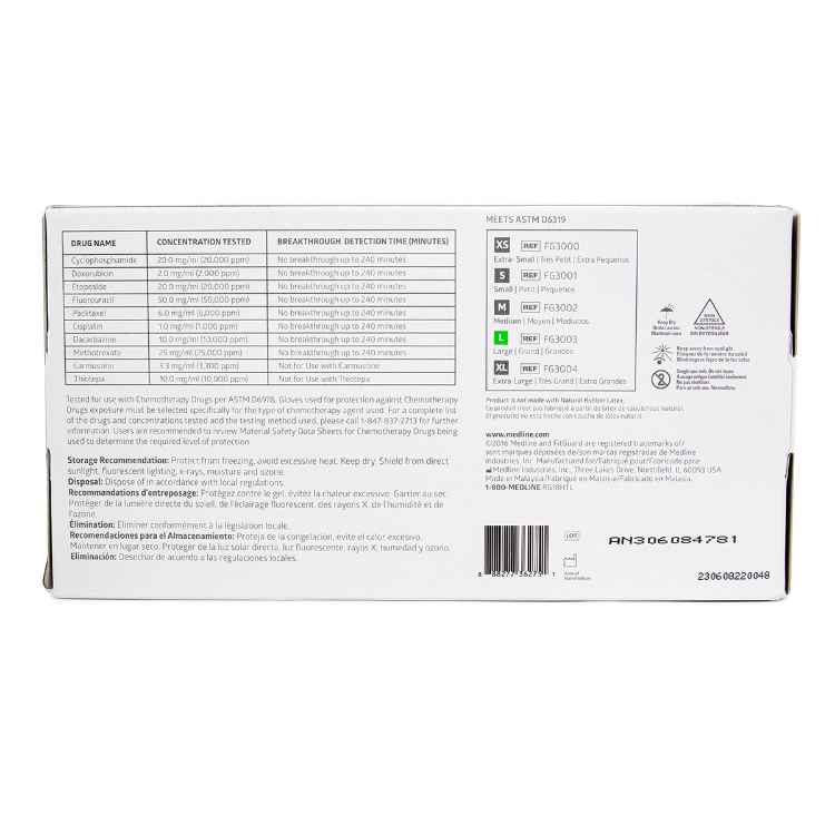 Picture of GLOVES EXAM FITGUARD NITRILE PF LARGE 300s x 10/case