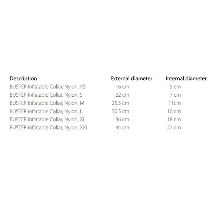 Picture of BUSTER COLLAR INFLATABLE Nylon BLUE (279729) - X Small