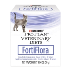 Picture of Purina Pro Plan Fortiflora Fortiflora Probiotic Veterinary Supplement for Cats – 30 Sachets