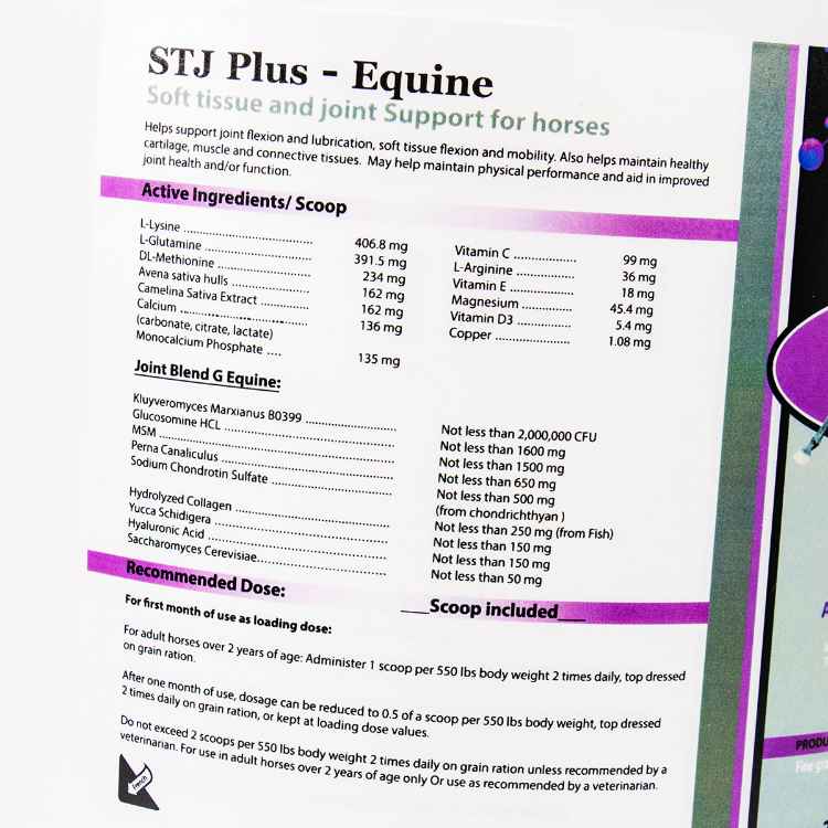Picture of EQUINE STJ PLUS SUPPLEMENT - 2.4kg