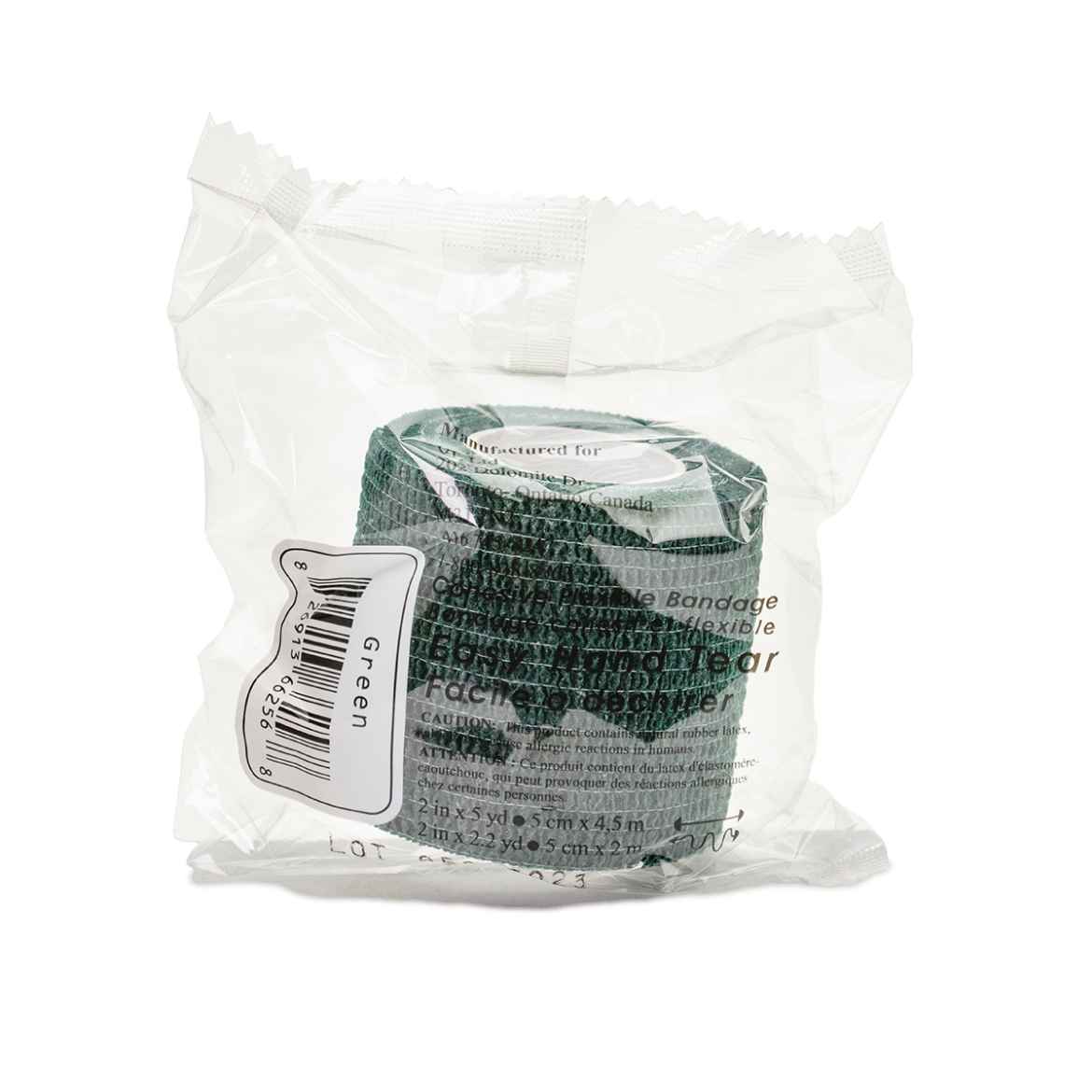Picture of UBAFLEX 2" GREEN COHESIVE BANDAGE 2in x 5yds