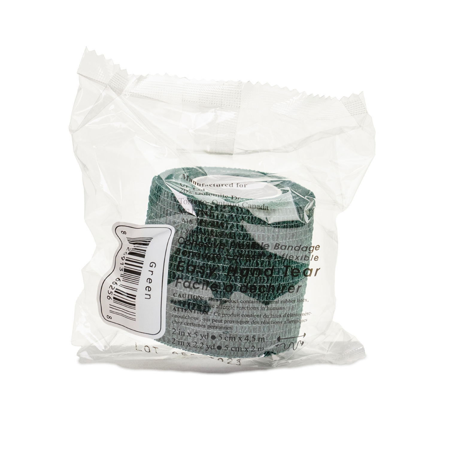 Picture of UBAFLEX 2" GREEN COHESIVE BANDAGE 2in x 5yds