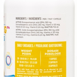 Picture of UBAVET UBAMEG OMEGA 3 FATTY ACID 2200mg CAPS - 120's