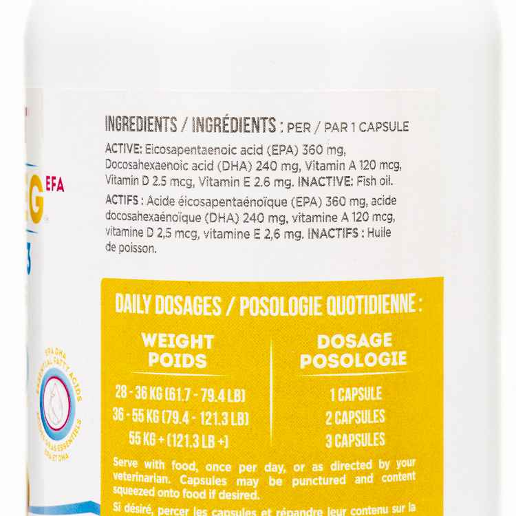 Picture of UBAVET UBAMEG OMEGA 3 FATTY ACID 2200mg CAPS - 120's
