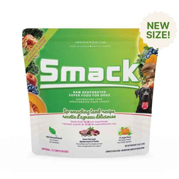 Picture of CANINE SMACK RAW SUPER FOOD DEHYDRATED Lip Smacking Lamb - 1.5kg/3.3lbs