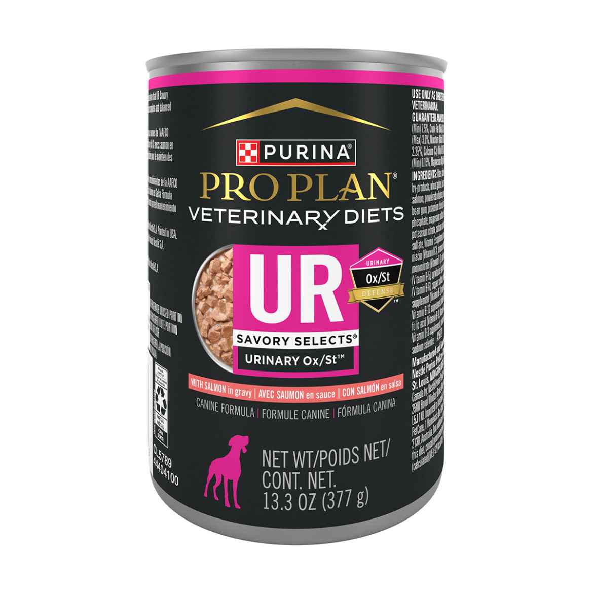 Picture of CANINE PVD UR(URINARY) SAVORY SELECTS SALMON 12 x 377gm cans