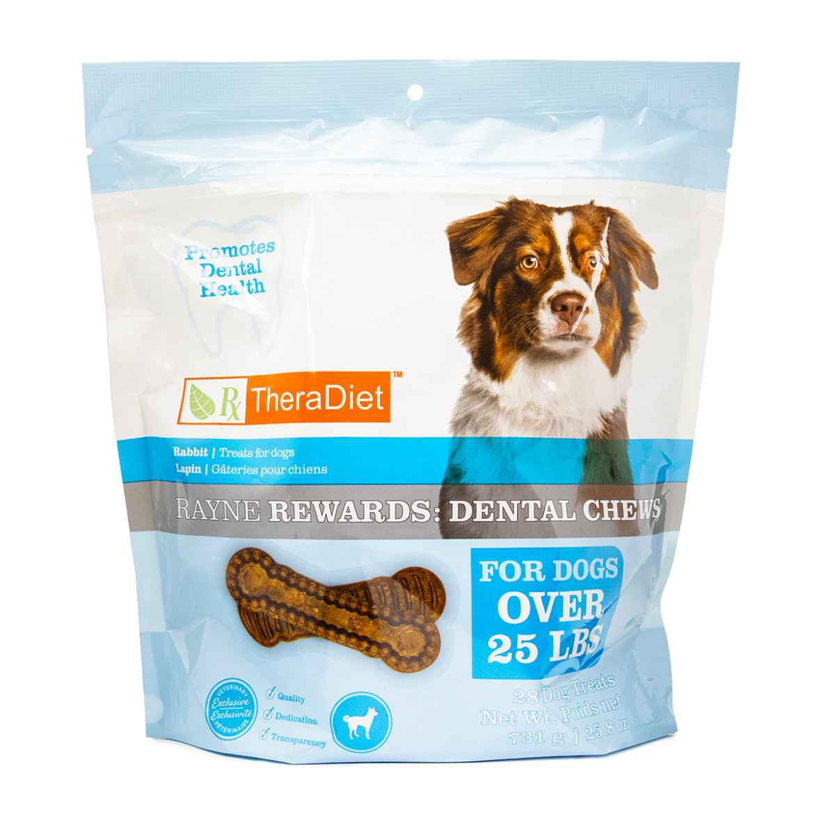 Picture of CANINE RAYNE RABBIT DENTAL CHEWS OVER 25lbs - 731g