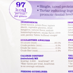 Picture of CANINE RAYNE KANGAROO DENTAL CHEWS OVER 25lbs - 731g
