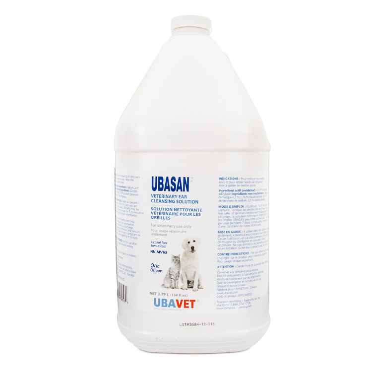 Picture of UBAVET UBASAN EAR CLEANSING SOLUTION - 3.79lt
