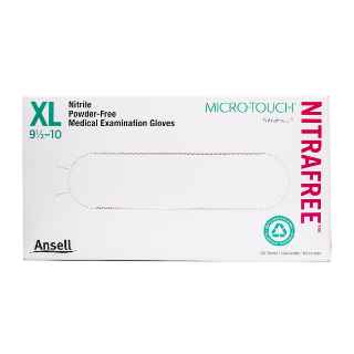 Picture of GLOVES EXAM ANSELL MICRO TOUCH NITRAFREE PF XLARGE - 100s 