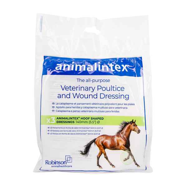 Picture of ANIMALINTEX POULTICE HOOF DRESSING 5.5in Diameter - 3/pk