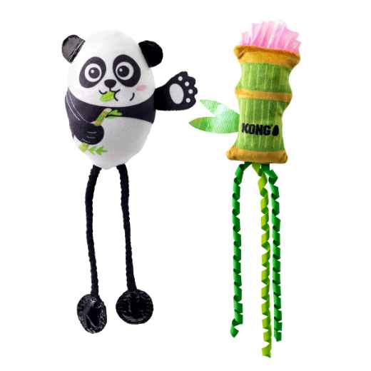 Picture of TOY CAT KONG SCATTLES Panda - 2/pk